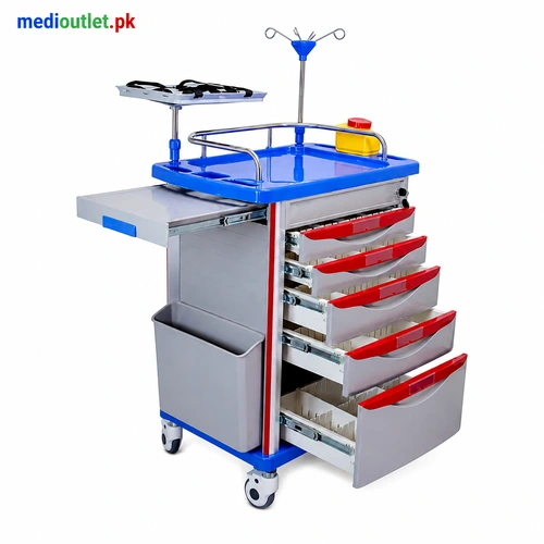 Emergency Crash Cart Trolley
