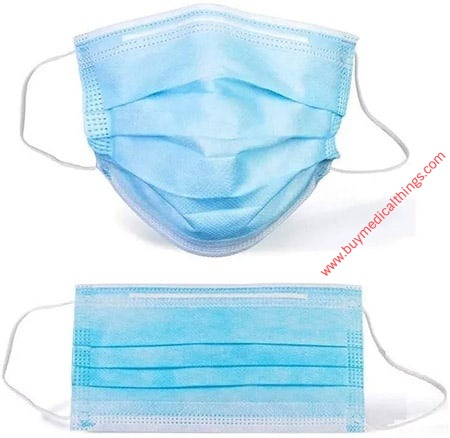 face mask with nose pin