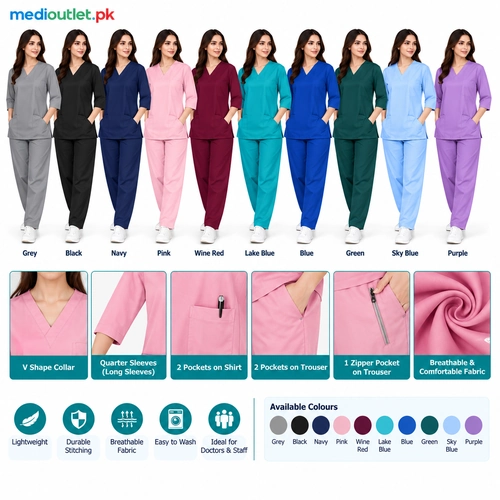 Female OT Dress Medical Scrubs