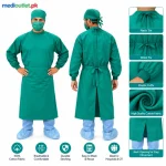Surgical OT Gown Green Reusable