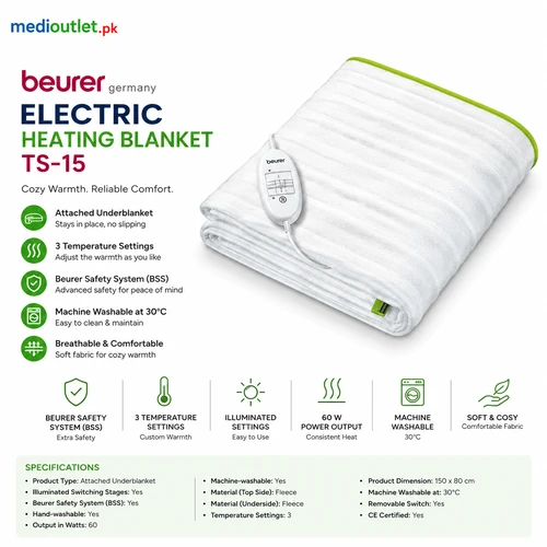 Beurer TS 15 Electric Heating Underblanket