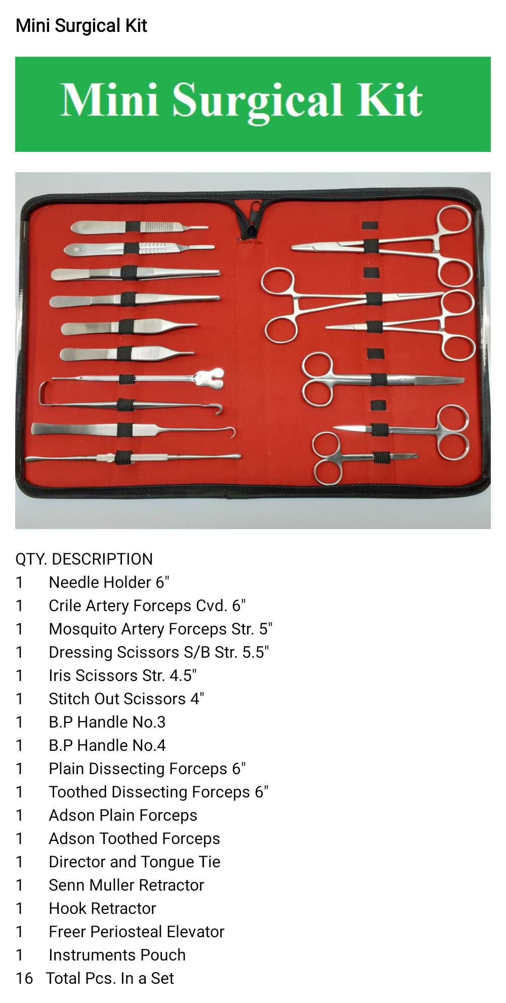 surgery kit