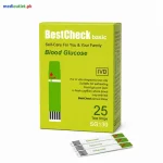 BestCheck Blood Glucose Test Strips Pack of 25